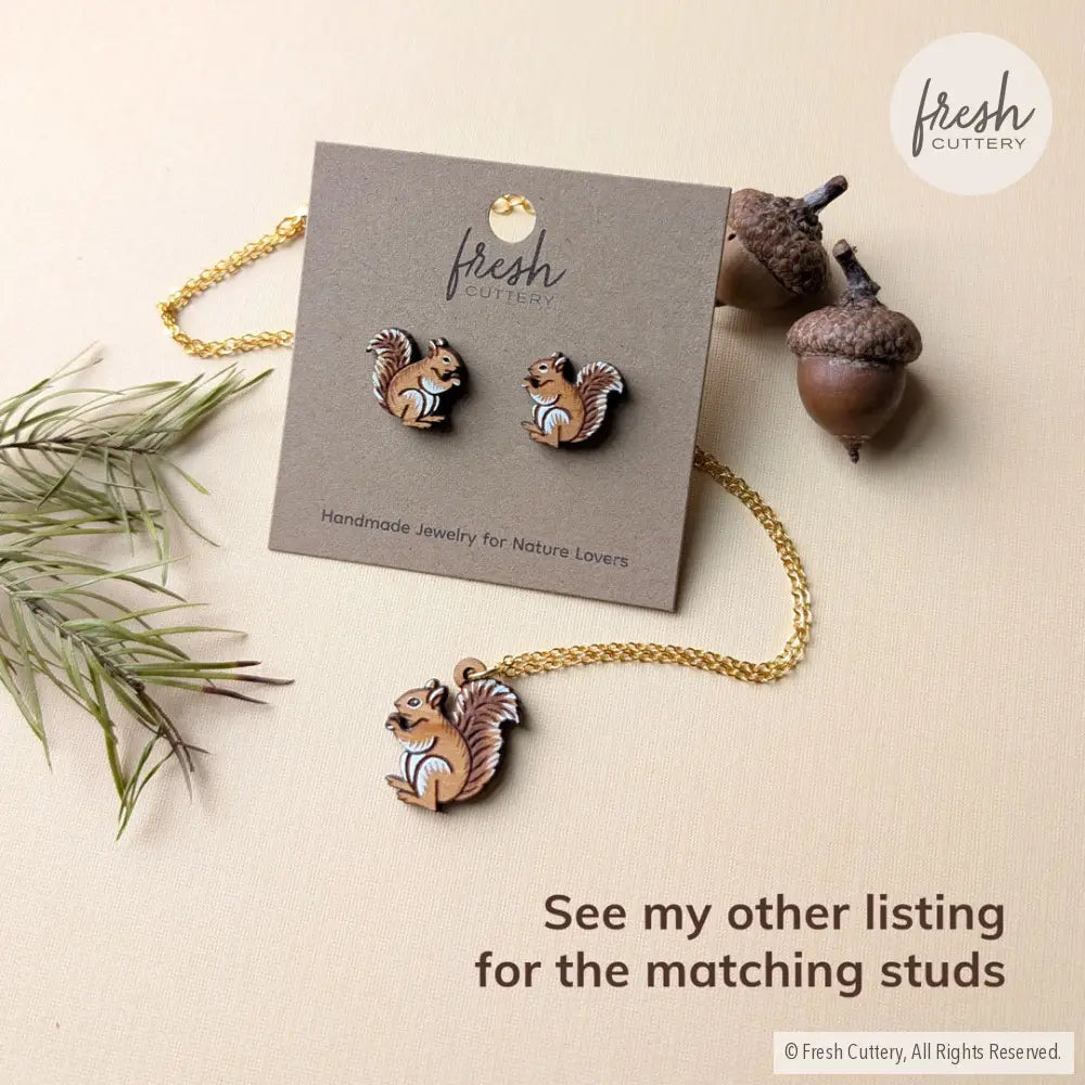 Squirrel Necklace Necklaces