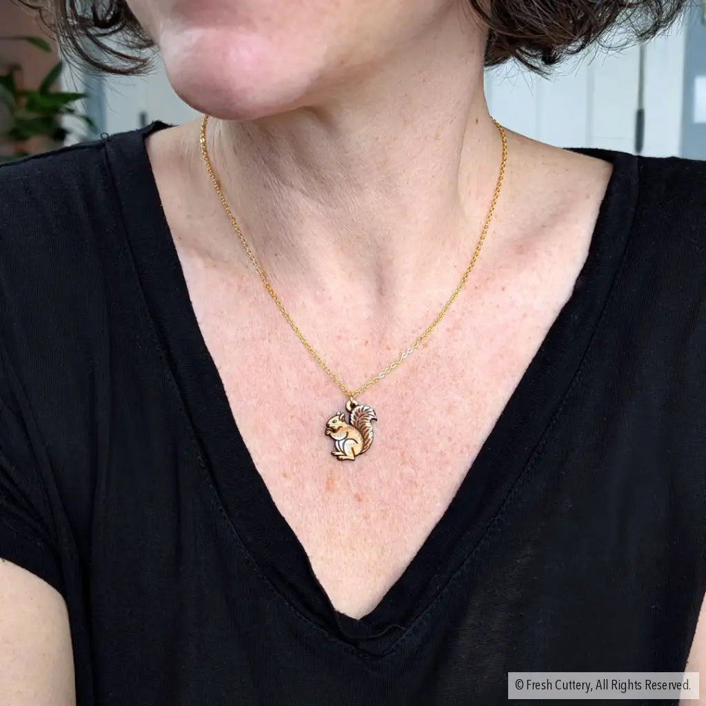 Squirrel Necklace Necklaces