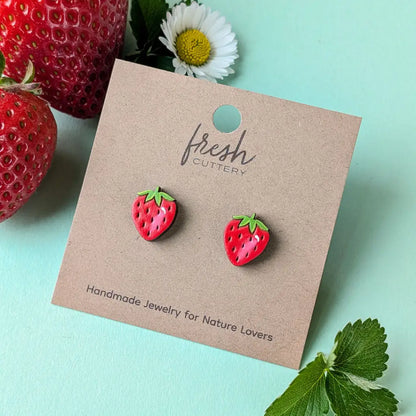 Strawberry Studs Studs