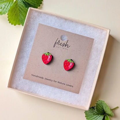 Strawberry Studs Studs