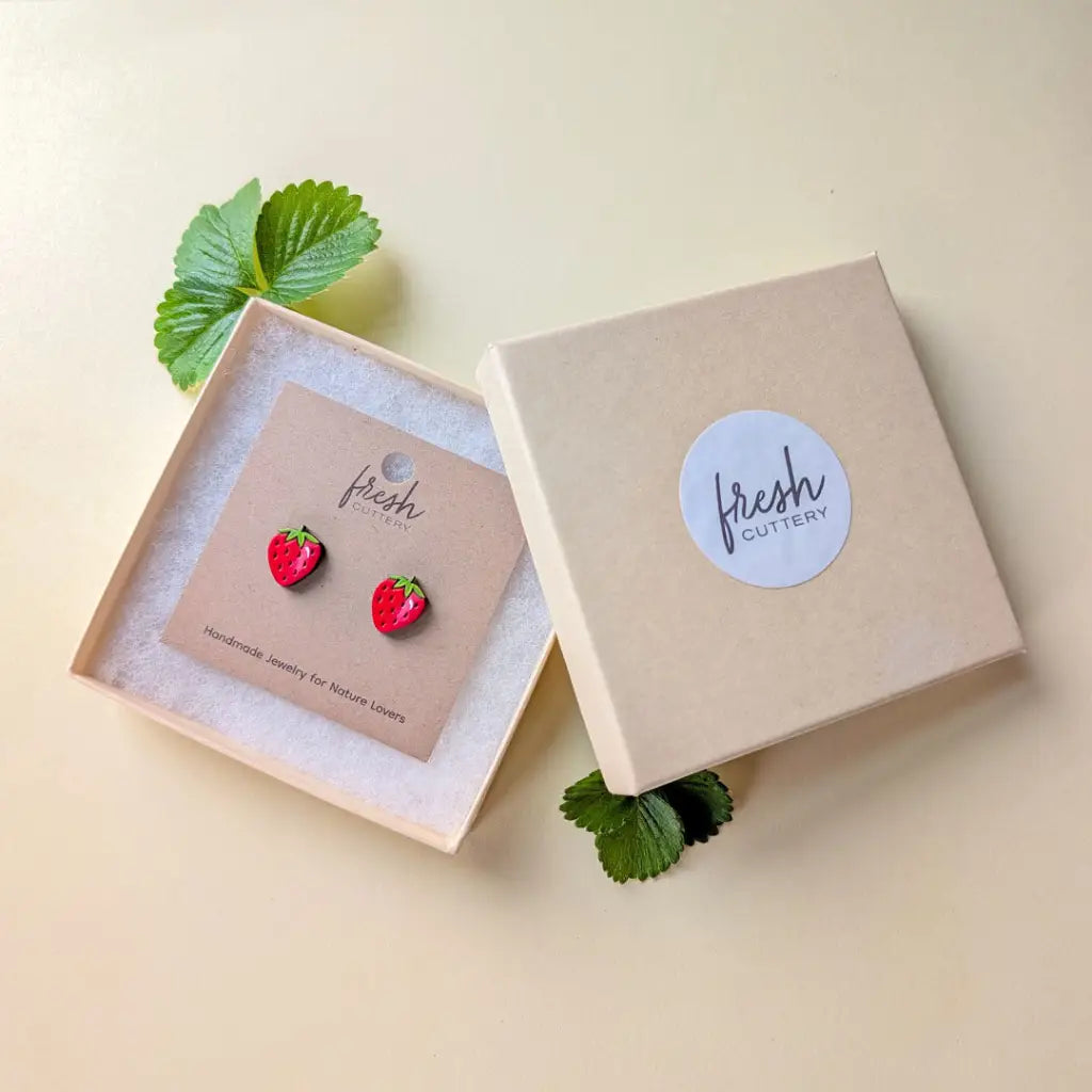 Strawberry Studs Studs