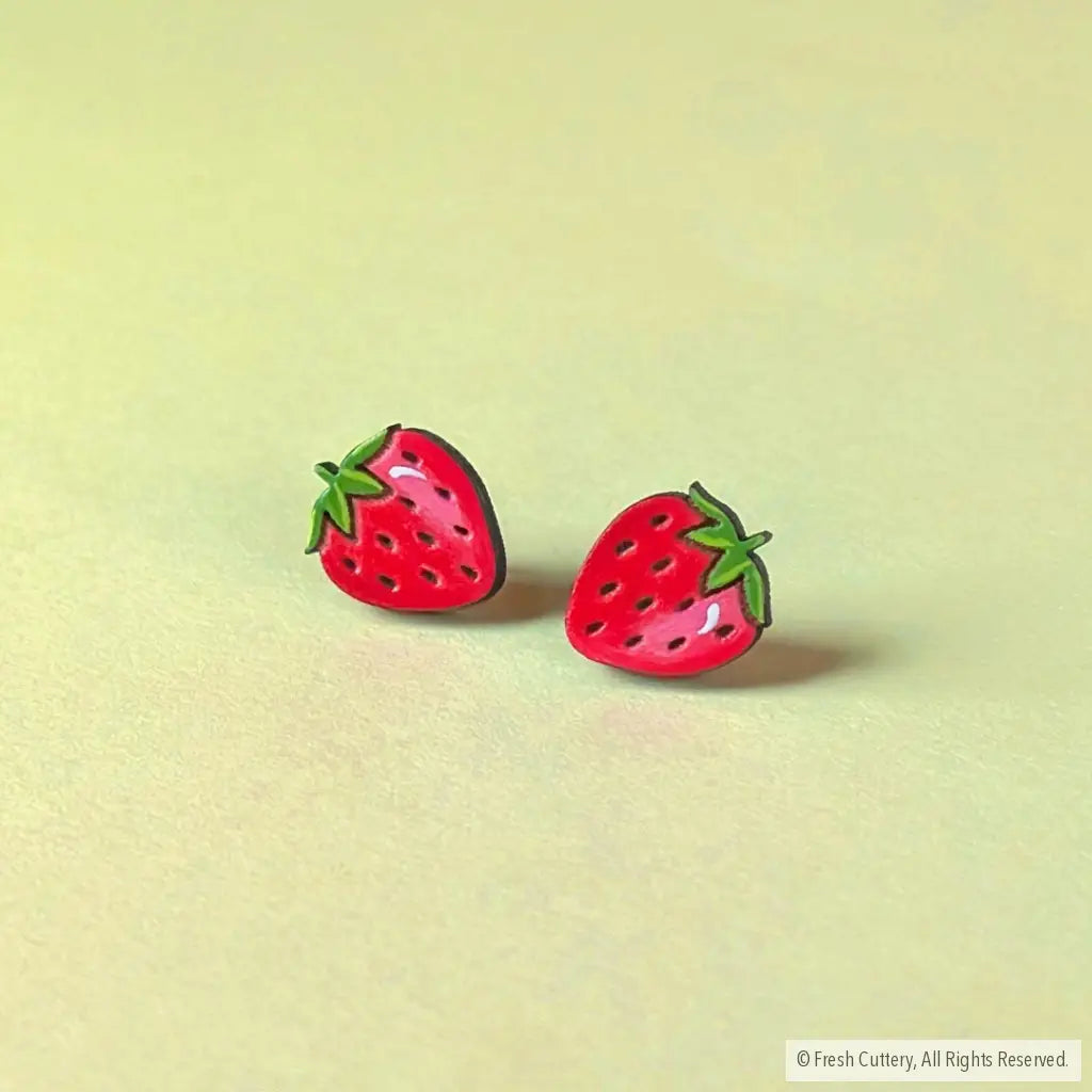 Strawberry Studs Studs