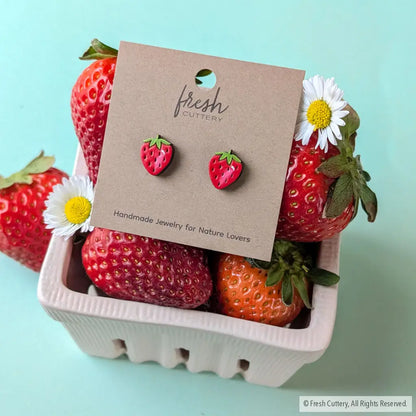 Strawberry Studs Studs