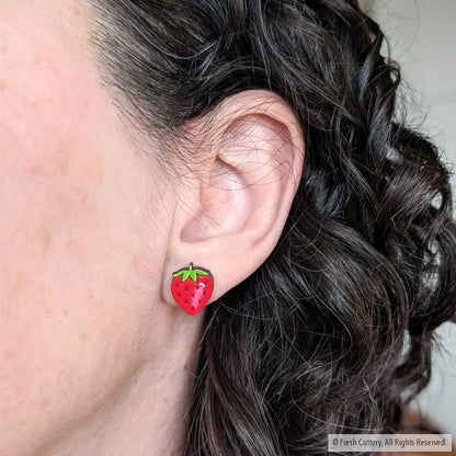 Strawberry Studs Studs