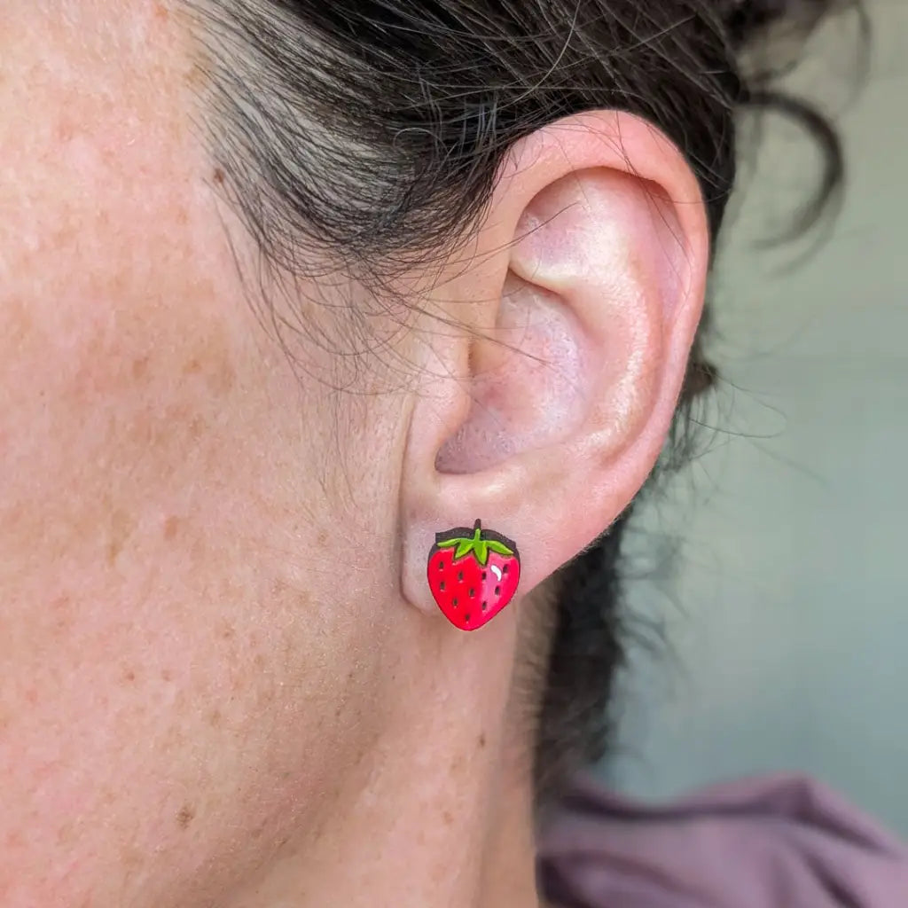 Strawberry Studs Studs