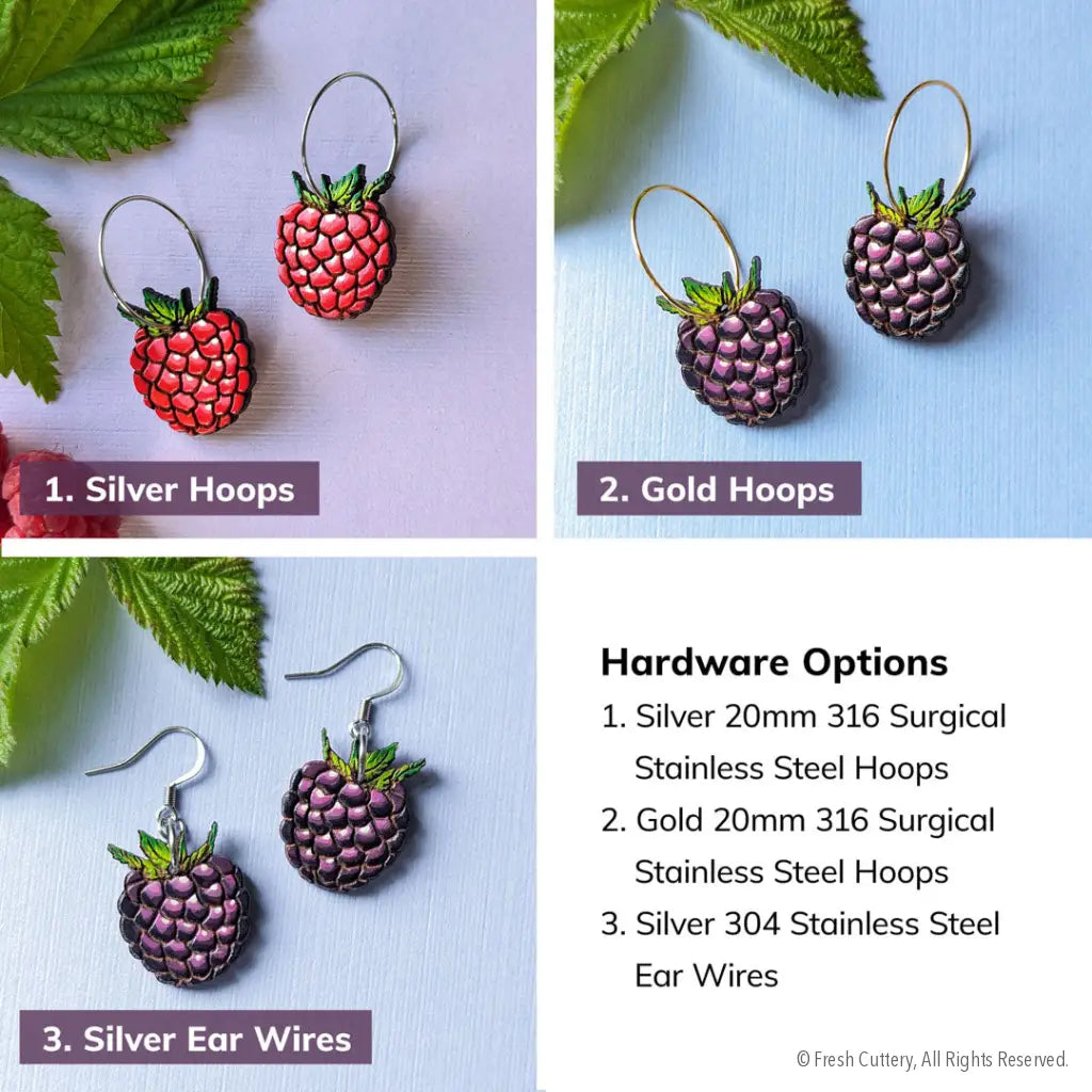 Summer Berry Earrings Dangle And Drop