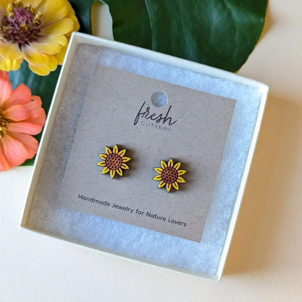 Sunflower Studs