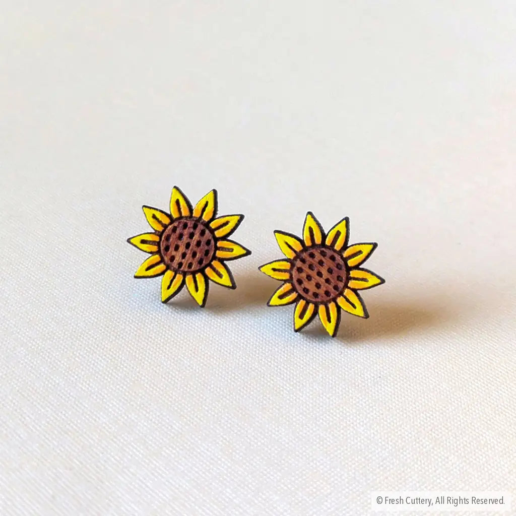 Sunflower Studs