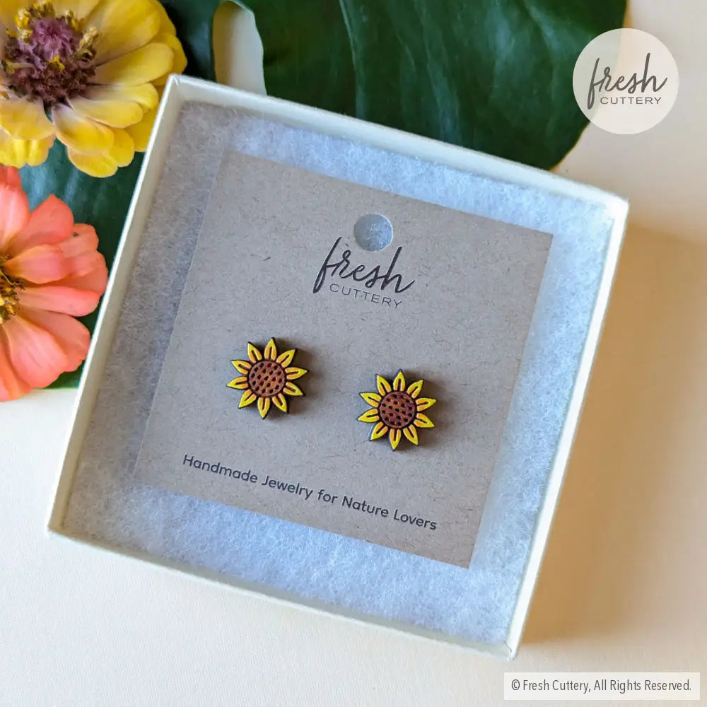 Sunflower Studs