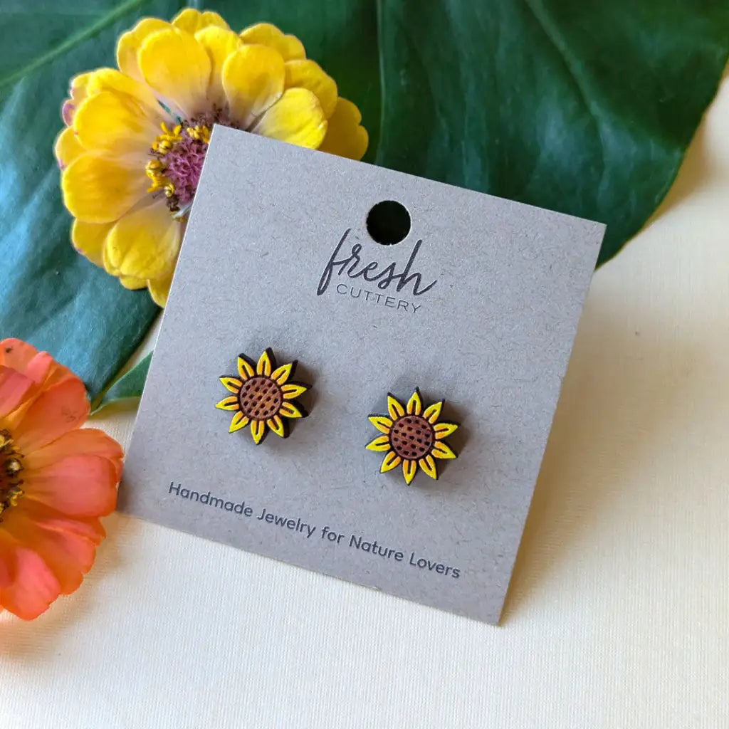 Sunflower Studs
