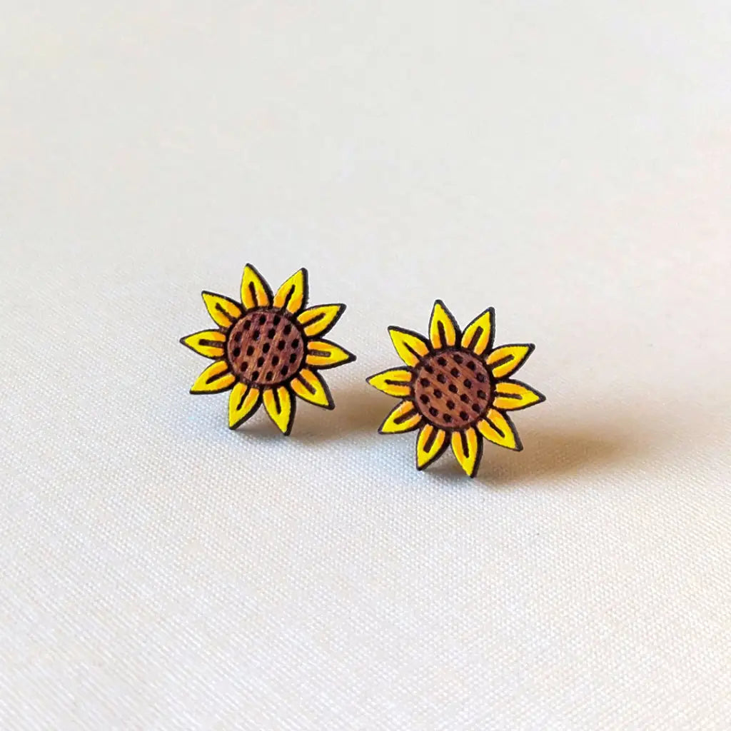 Sunflower Studs