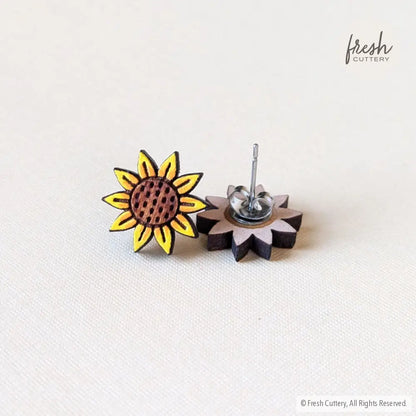 Sunflower Studs