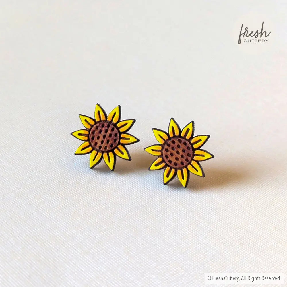 Sunflower Studs