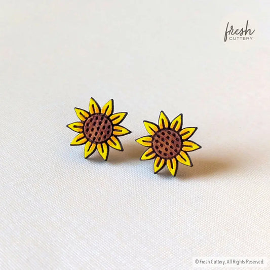 Sunflower Studs