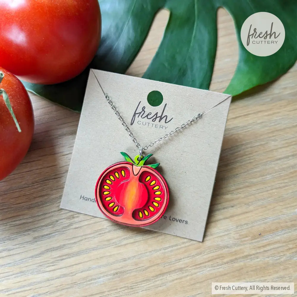 Tomato Slice Necklace Necklaces