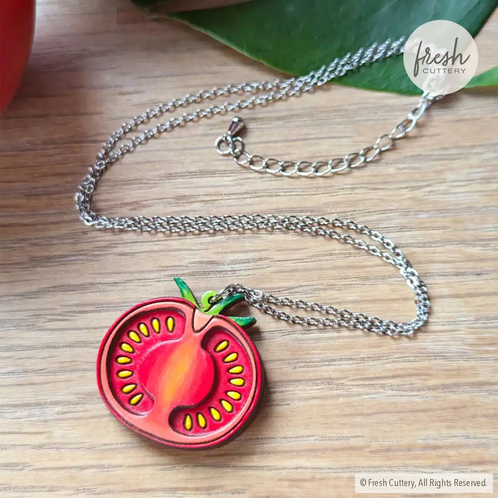 Tomato Slice Necklace Necklaces