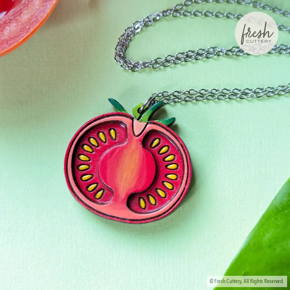 Tomato Slice Necklace Necklaces