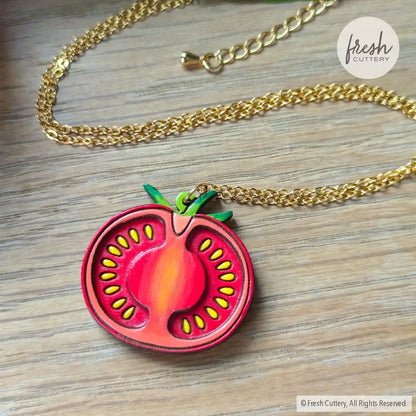 Tomato Slice Necklace Necklaces