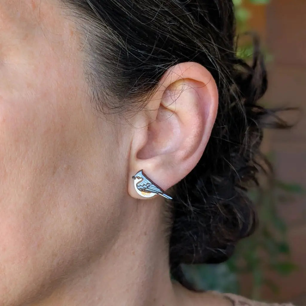 Tufted Titmouse Studs Studs