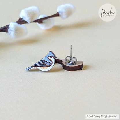 Tufted Titmouse Studs Studs