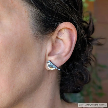 Tufted Titmouse Studs Studs