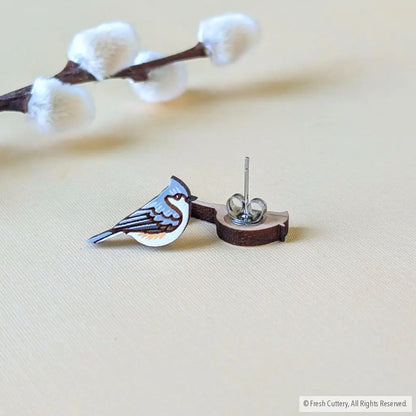 Tufted Titmouse Studs Studs