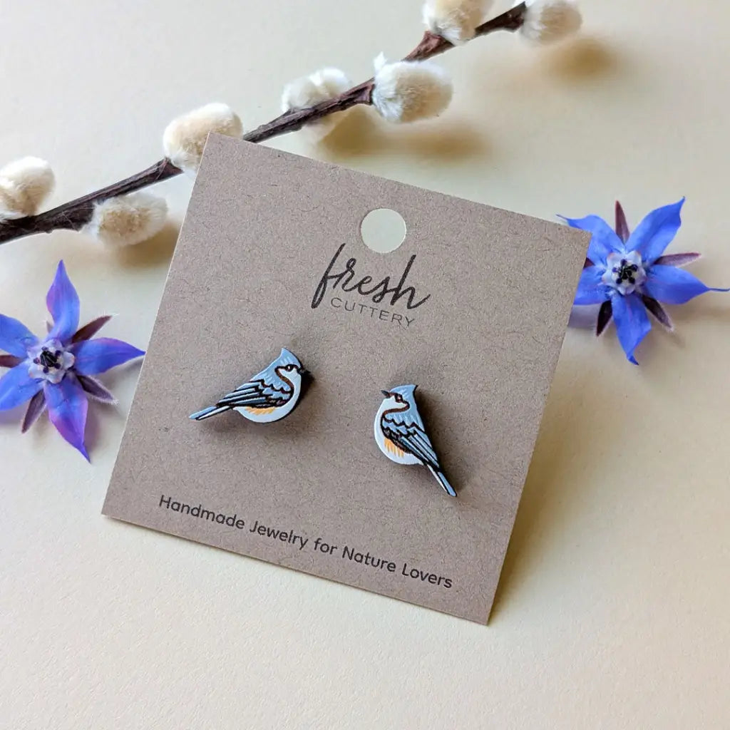 Tufted Titmouse Studs Studs