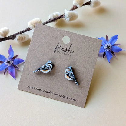 Tufted Titmouse Studs Studs