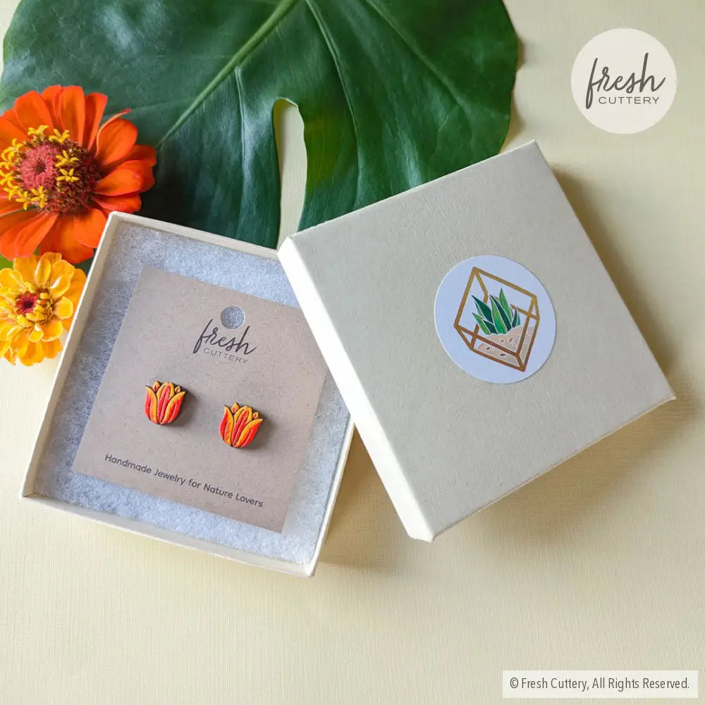 Tulip Studs