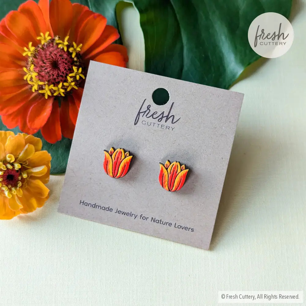 Tulip Studs