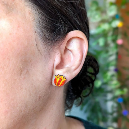Tulip Studs
