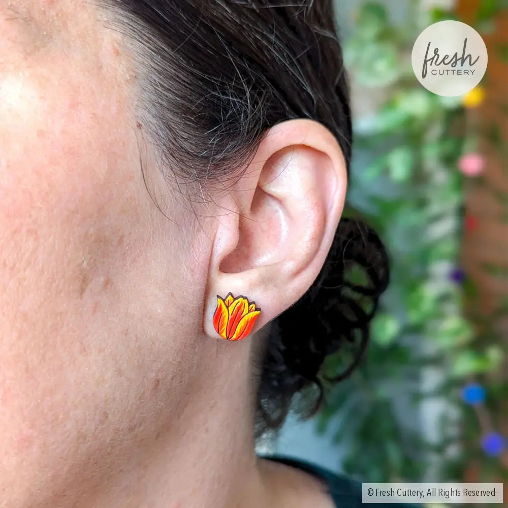 Tulip Studs