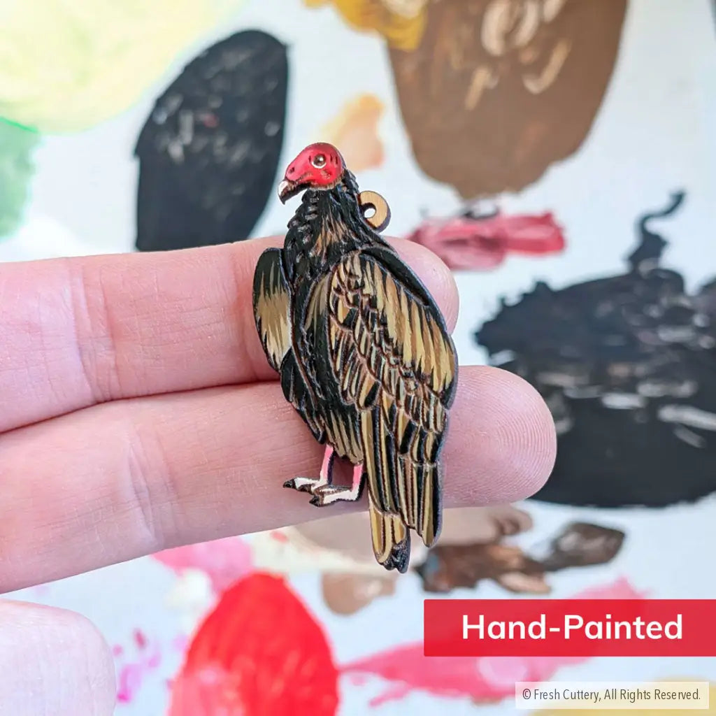 Turkey Vulture Earrings - Dangle and Drop Earrings