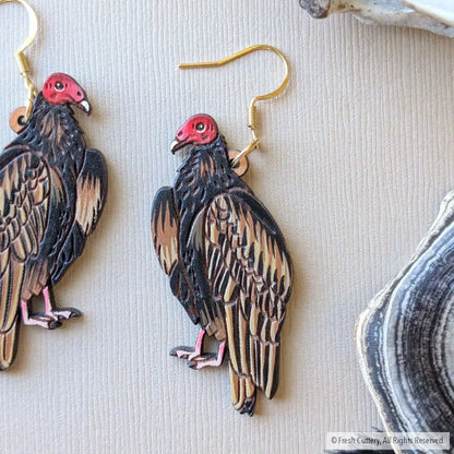 Turkey Vulture Earrings - Dangle and Drop Earrings