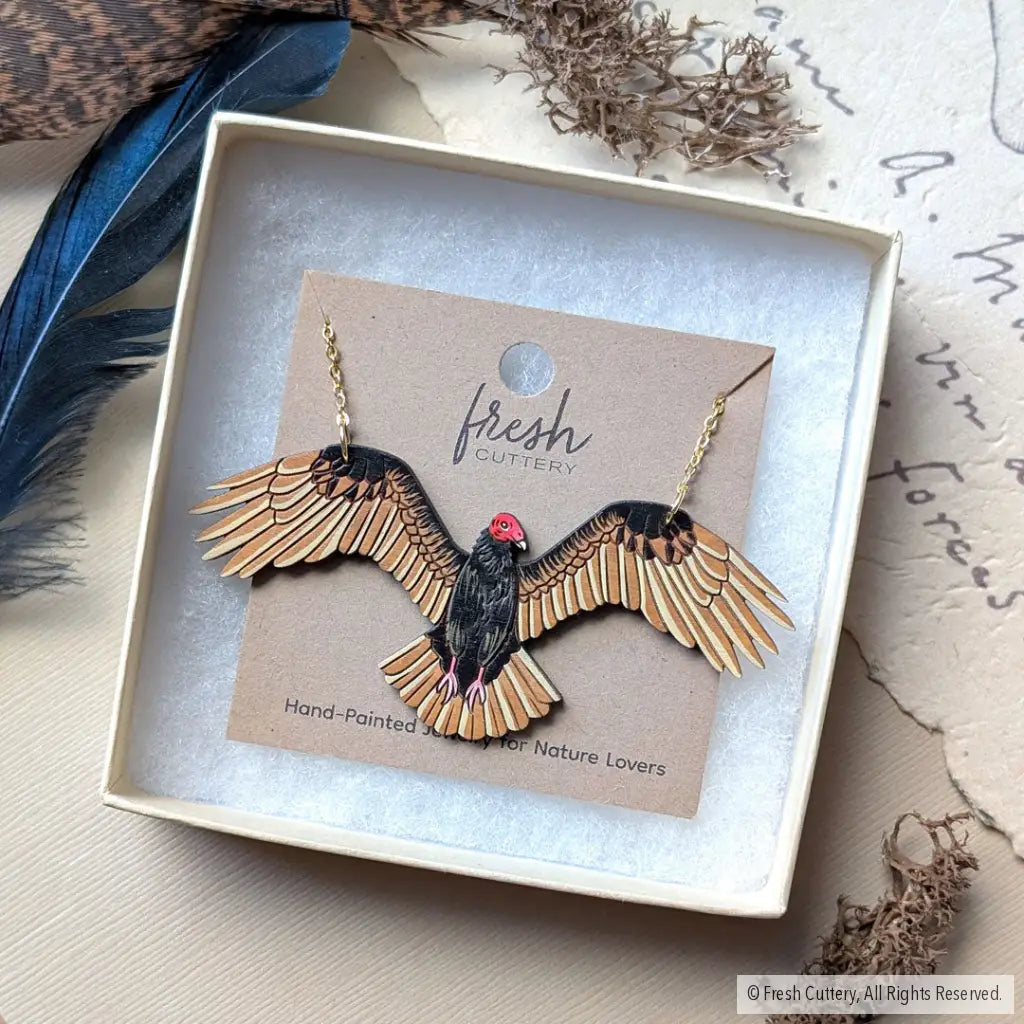Turkey Vulture Statement Necklace - Necklaces