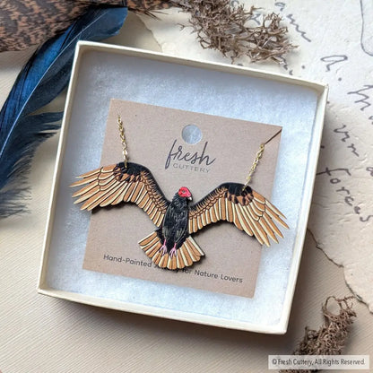 Turkey Vulture Statement Necklace - Necklaces