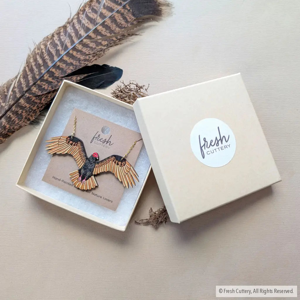 Turkey Vulture Statement Necklace - Necklaces