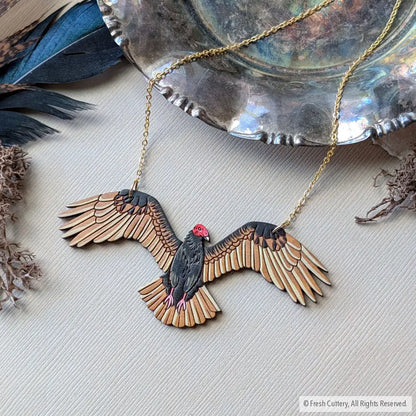 Turkey Vulture Statement Necklace - Necklaces