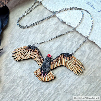 Turkey Vulture Statement Necklace - Necklaces