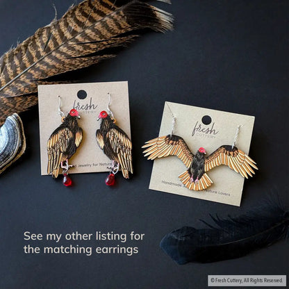 Turkey Vulture Statement Necklace - Necklaces