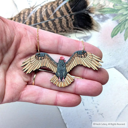 Turkey Vulture Statement Necklace - Necklaces