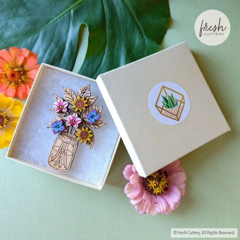 U-Pick Flower Bouquet Set Studs