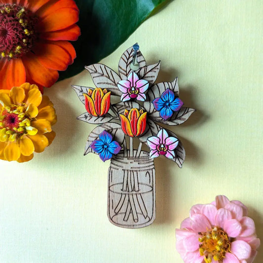 U-Pick Flower Bouquet Set Studs