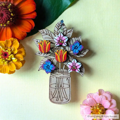 U-Pick Flower Bouquet Set Studs