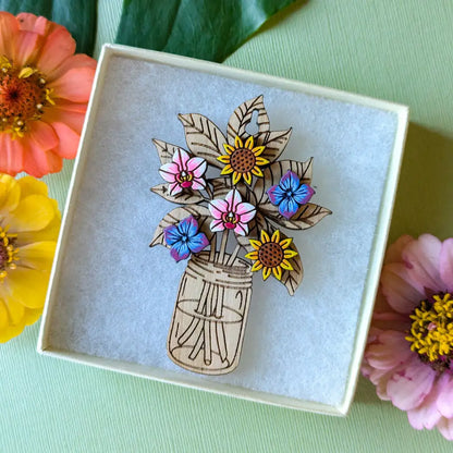 U-Pick Flower Bouquet Set Studs