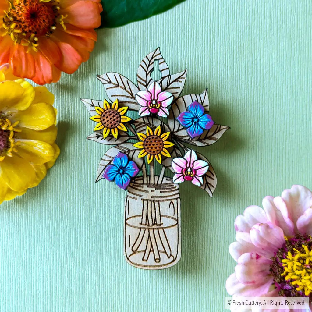 U-Pick Flower Bouquet Set Studs