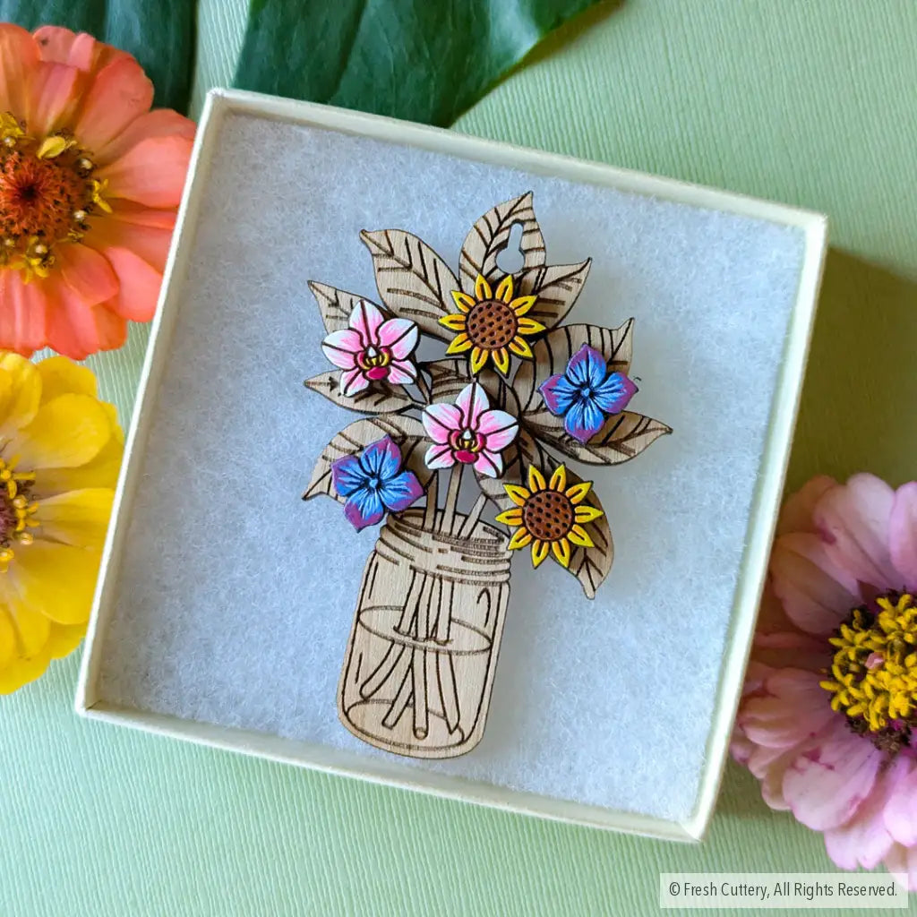 U-Pick Flower Bouquet Set Studs