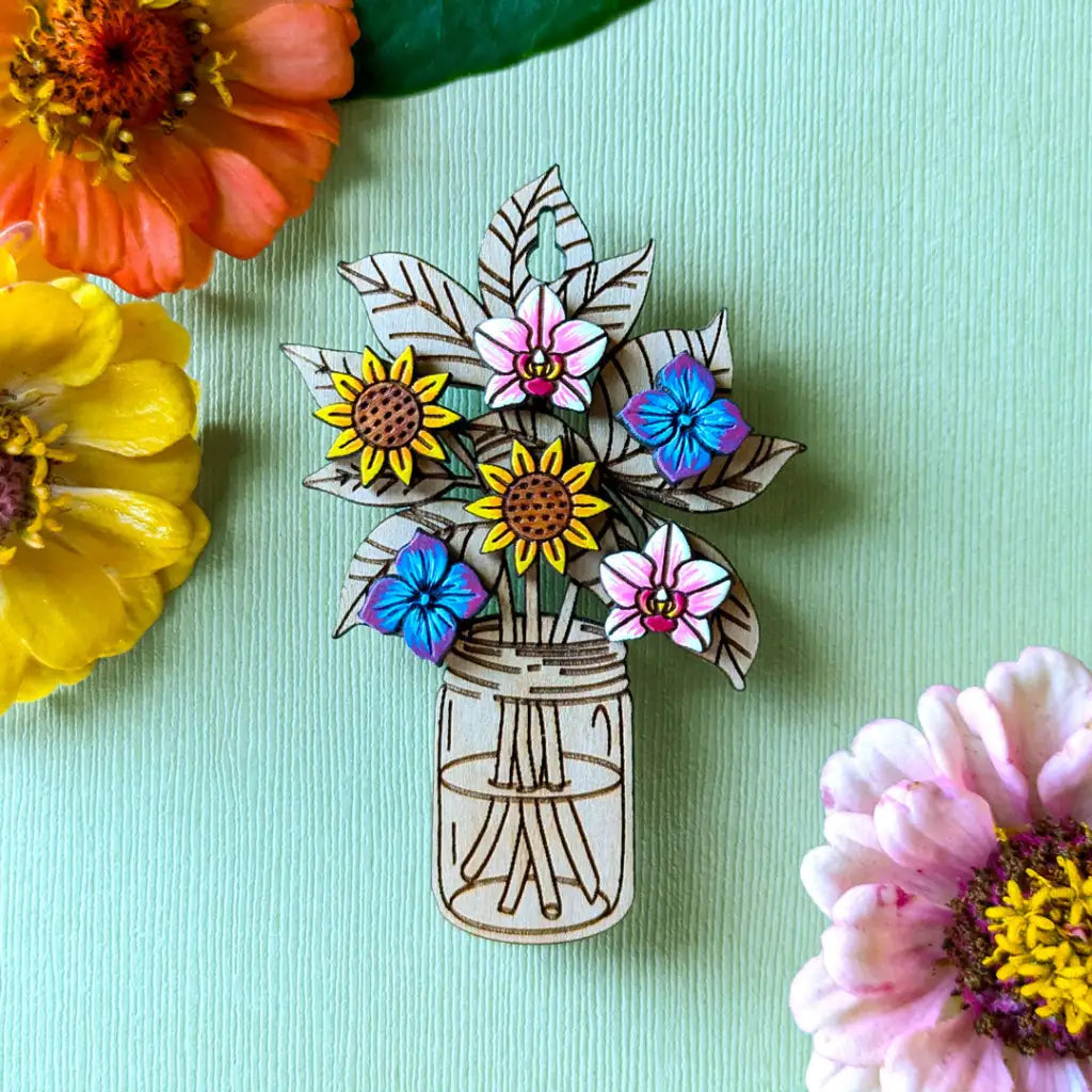 U-Pick Flower Bouquet Set Studs