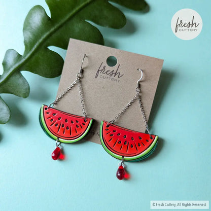 Watermelon Chandelier Earrings Dangle And Drop