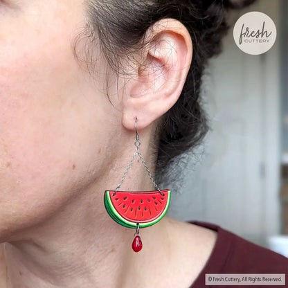 Watermelon Chandelier Earrings Dangle And Drop